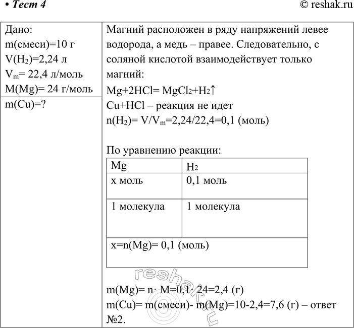 Решение 