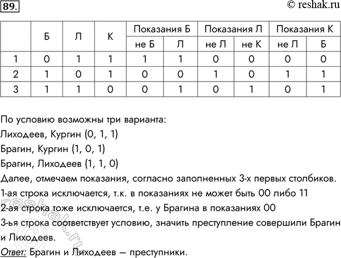 Решение