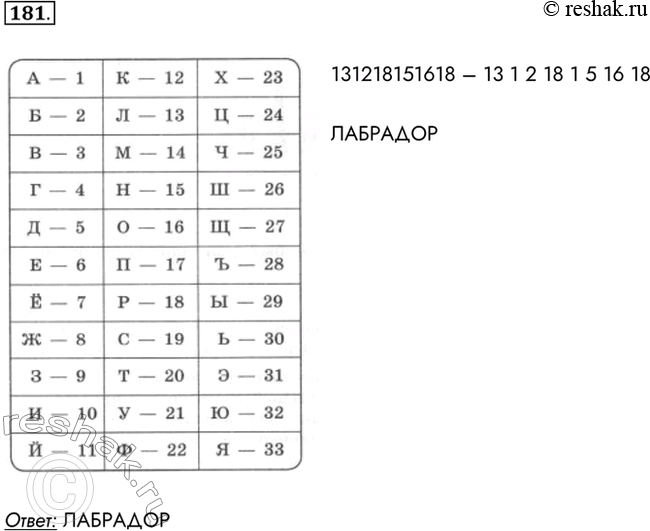 Решение