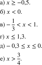 Решение задачи: Работаем с символами Опишите на алгебраическом языке промежутки, изображённые на рисунке 5.7, a—е. *Цитирирование задания со ссылкой на учебник производится исключительно в учебных целях для лучшего понимания разбора решения задания.