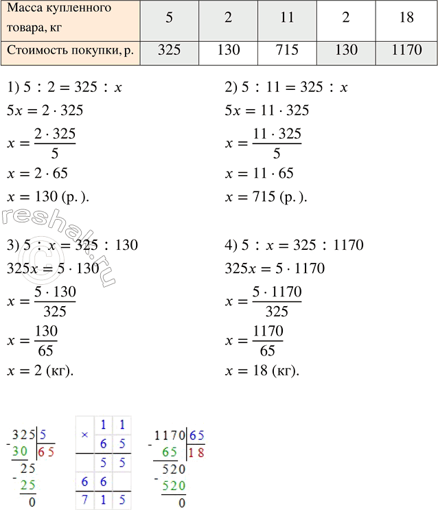 Решение задачи: Заполнить пустые клетки таблицы прямо пропорциональных величин.(Устно.) Решить уравнение: 1) -2x=10; 2) 18x=-9; 3) 10x=0; 4) 15x=-15. *Цитирирование задания со ссылкой на учебник производится исключительно в учебных целях для лучшего понимания разбора решения задания.