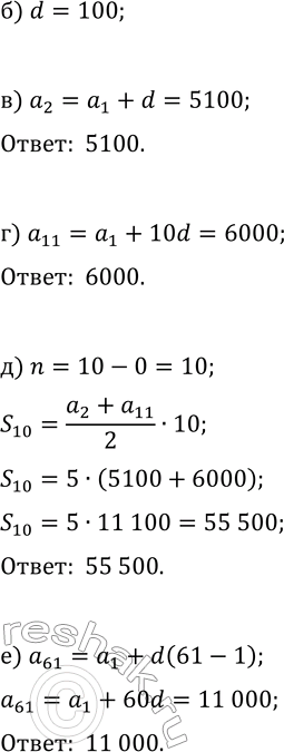 Решение задачи: 8. Начальную цену лота на аукционе объявили в 17:00. Затем в 17:01, 17:02, ..., т. е. каждую минуту, разрешалось увеличить цену на одну и ту же сумму.