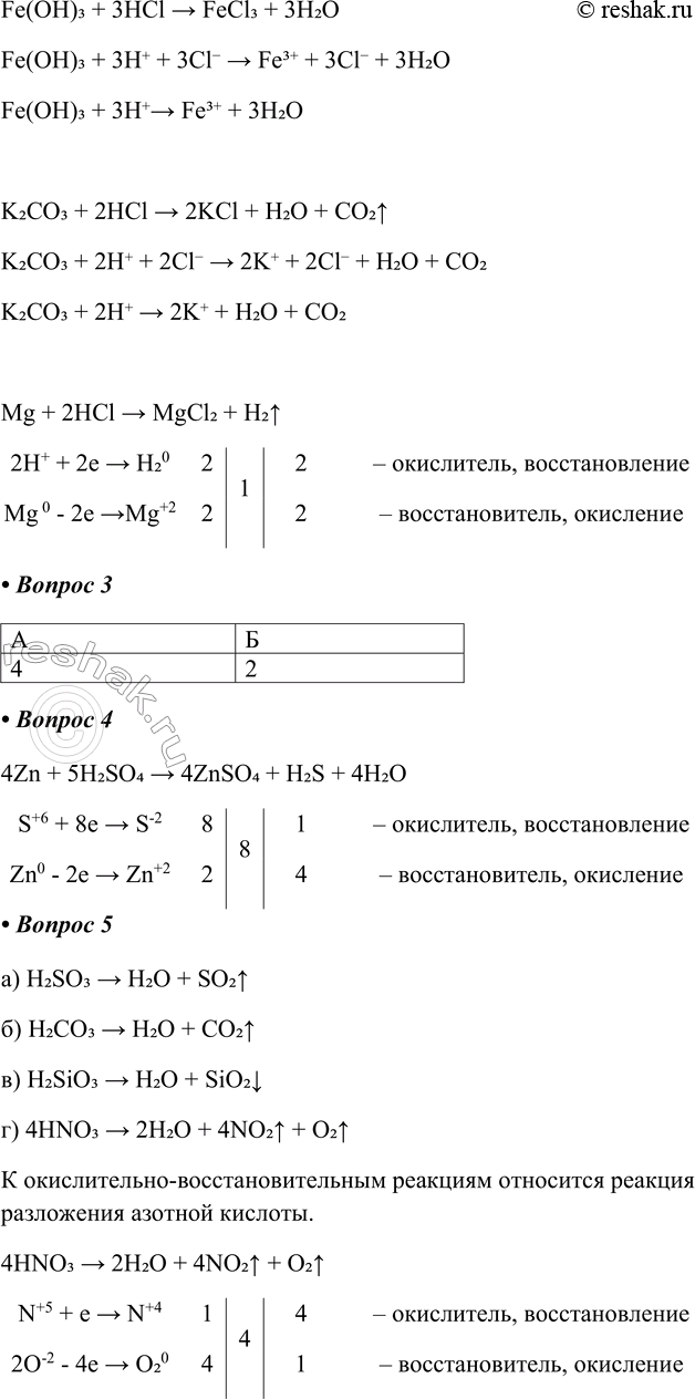 Решение задачи: Часть II 1. Запишите уравнения реакций, соответствующих следующим превращениям: FeS - &gt; SO2 - &gt; SO3 - &gt; H2SO4(paзб.) - &gt;