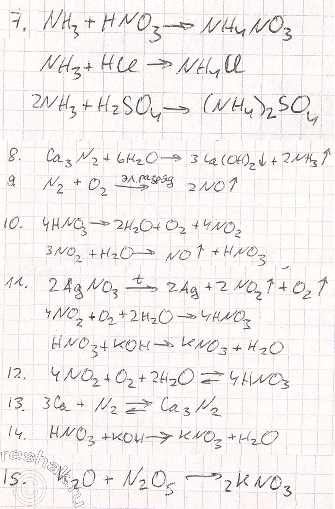 Решение задачи: 2. Составьте уравнения реакций согласно схеме 9. Обсудите выполнение задания с соседом по парте. *Цитирирование задания со ссылкой на учебник производится исключительно в учебных целях для лучшего понимания разбора решения задания.