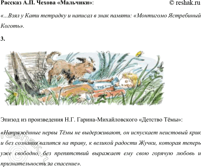 Решение задачи: Проверьте себя 1. Рассмотрите схему. Дополните её. 2. Прочитайте. Из каких произведений эти отрывки? Когда матушка улыбалась, как ни хорошо было её лицо, оно делалось несравненно лучше.