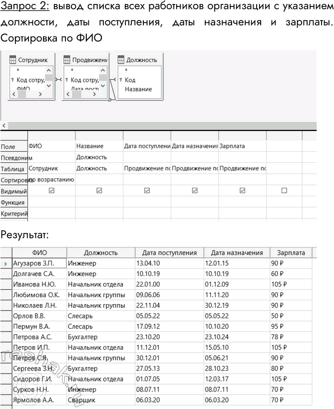 Решение задачи: Работа 1.5. Проектные задания на самостоятельную разработку базы данных Цель работы: обучение самостоятельной разработке многотабличной БД. Используемые программные средства: LibreOffice Base.