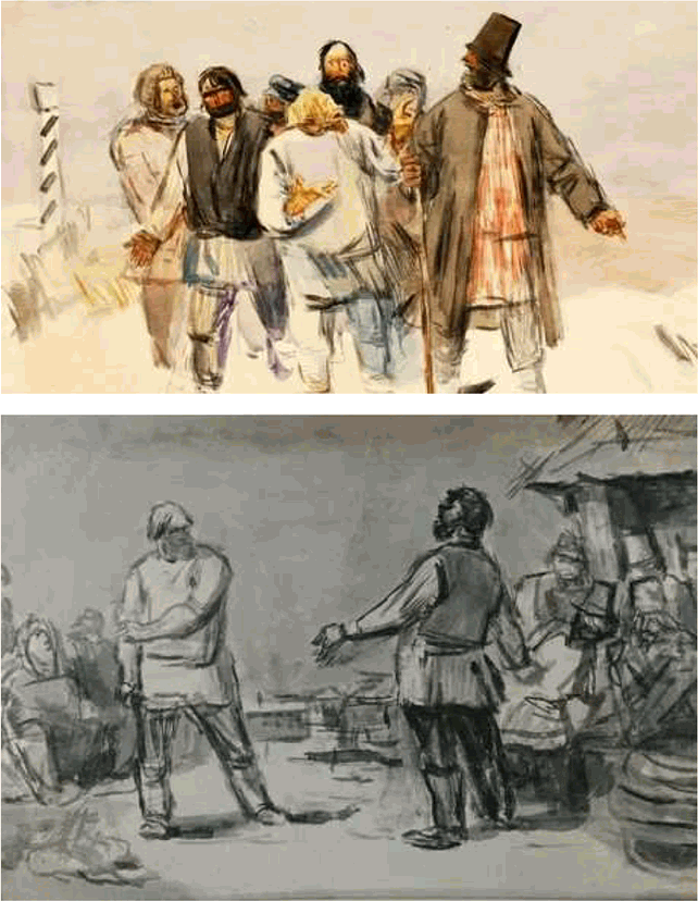 Решение задачи: Анализ эпизода. Стр. 314 1. Проанализируйте фрагмент «Счастливые» из главы «Сельская ярмонка». В главе «Сельская ярмонка» из поэмы Н.А. Некрасова «Кому на Руси жить хорошо» изображается бурлящая жизнь крестьян на ярмарке, раскрывающая особенности быта, обычаев и настроений народа.