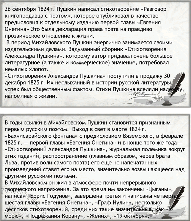 Решение задачи: Проектно-исследовательские работы. Стр. 148-149 Коллективные проекты 1. Подготовьте презентацию по одной из биографических книг (Л. П. Гроссман. «Пушкин», Ю. М. Лотман.