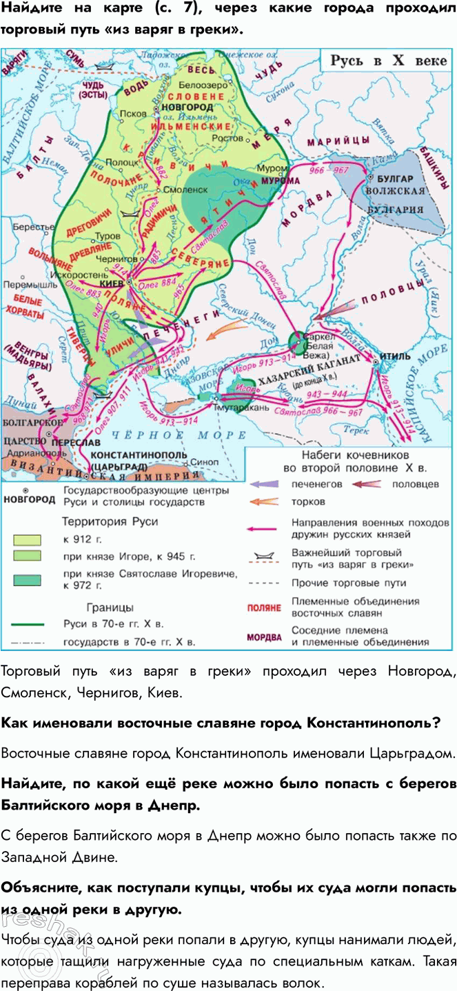 Решение задачи: Что известно о жизни восточных славян 1. Предками каких народов являлись восточные славяне? Чем они занимались? Восточные славяне являлись предками русских, белорусов, украинцев.