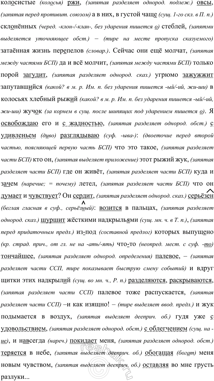 Решение задачи: 314 Прочитайте и запишите один из фрагментов романа И. А. Бунина “Жизнь Арсеньева», соблюдая нормы правописания. Графически обозначьте однородные члены как члены предложения.