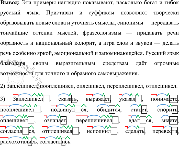 Решение задачи: 201. Прочитайте шутливый рассказ Н. Г. Чернышевского. Приведите свои примеры богатства русского языка. В споре о богатстве русского и французского языков мнения разошлись.