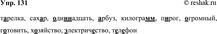 Решение задачи: 131. Запишите слова в два столбика: слова, написание которых вы точно помните, запишите без пропусков в первый столбик. Во второй столбик запишите с пропусками те слова, в написании которых вы сомневаетесь.