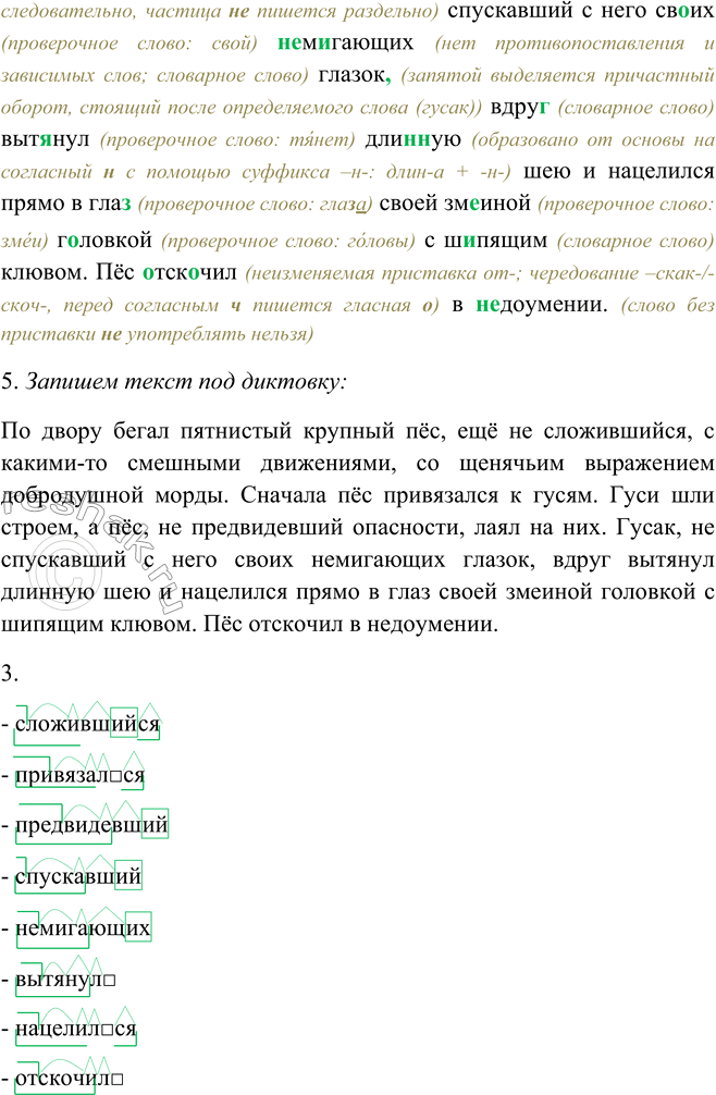 Решение задачи: 122. 1. Прочитайте текст. К какому стилю речи его можно отнести? А как озаглавить? По двору бегал пятнистый крупный пёс, ещё не сложившийся6, с какими-то смешными движениями, со щенячьим выражением добродушной морды.