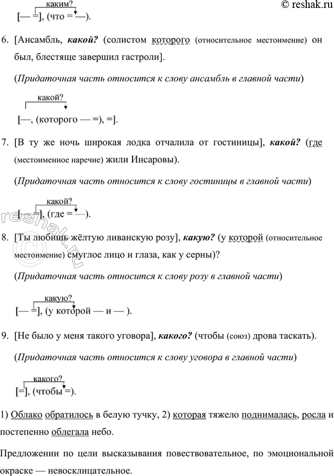 Решение задачи: 149 1. Прочитайте предложения. Определите главную и придаточную части. Поставьте вопрос от главной части к придаточной. К какому слову в главной части относится придаточная?